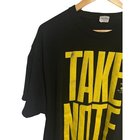 Utah Jazz 20-21 Take Note Short Sleeve T Shirt Logo NBA Playoffs Basketball XL - Picture 3 of 8